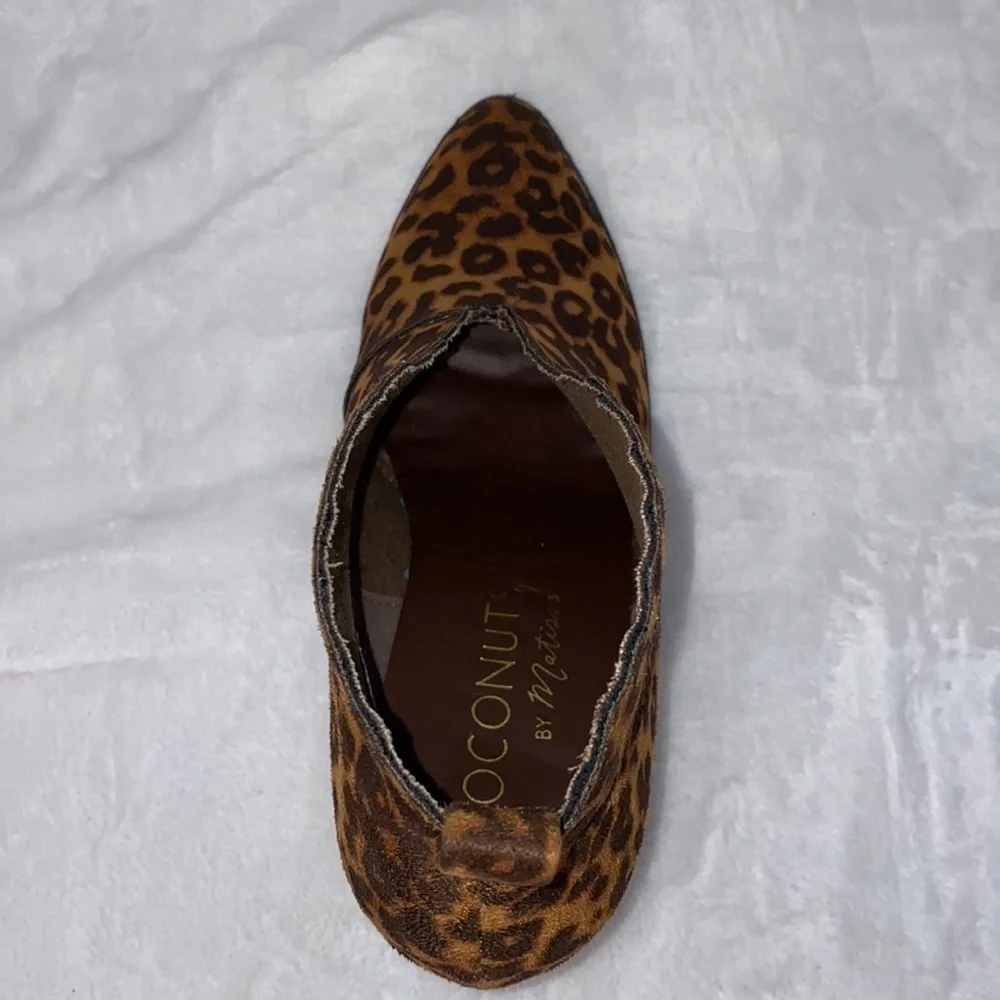coconuts by Matisse Addie Leopard Print Ankle Booties Size 6.5M - Picture 10 of 16